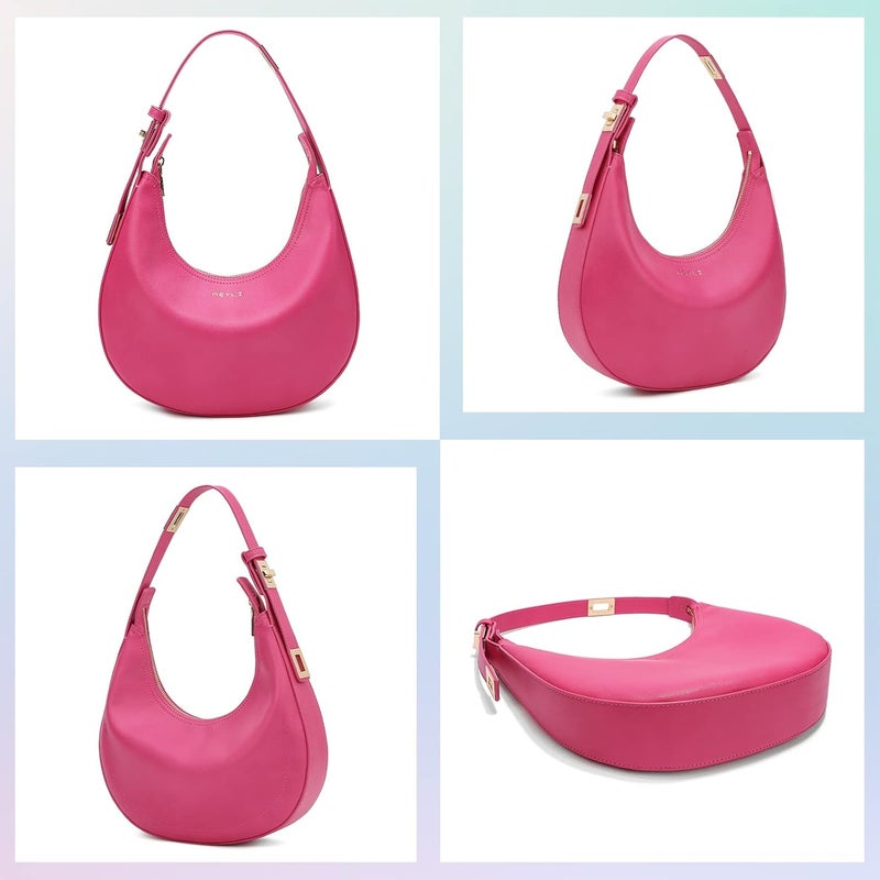 Keyli Shoulder Bag for Women Stylish Casual Clutch Purses for Women 3 Ways Adjust Strap Hobo Handbags with Zip Closure - Image 4